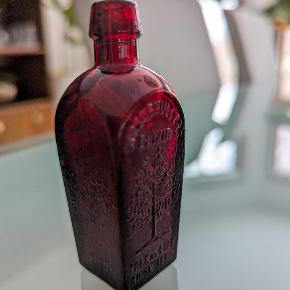 Straubmuller's Tree of Life Elixir Miniature Glass Bottle Health Vitality - Red - Picture 5 of 6